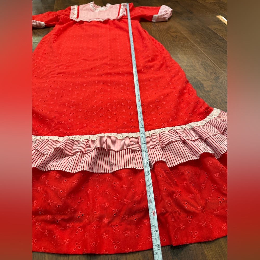 Vintage Liberty House Good Times Hawaii  Red White Dress Size 5 - Picture 7 of 14